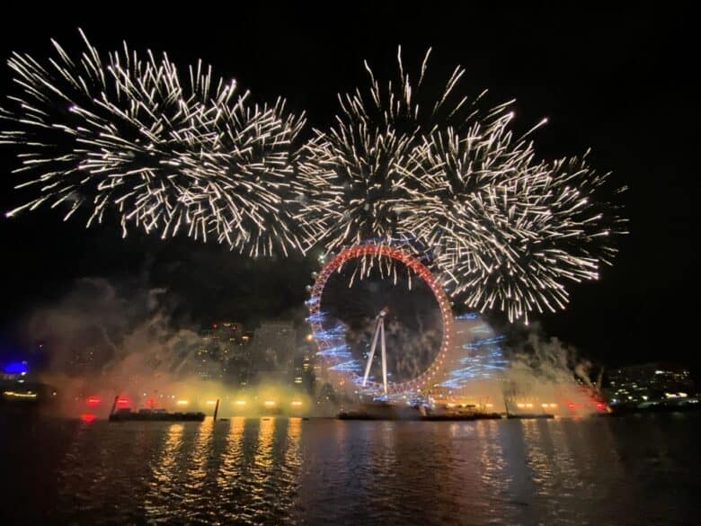 Where to Watch London New Year’s Fireworks 2025